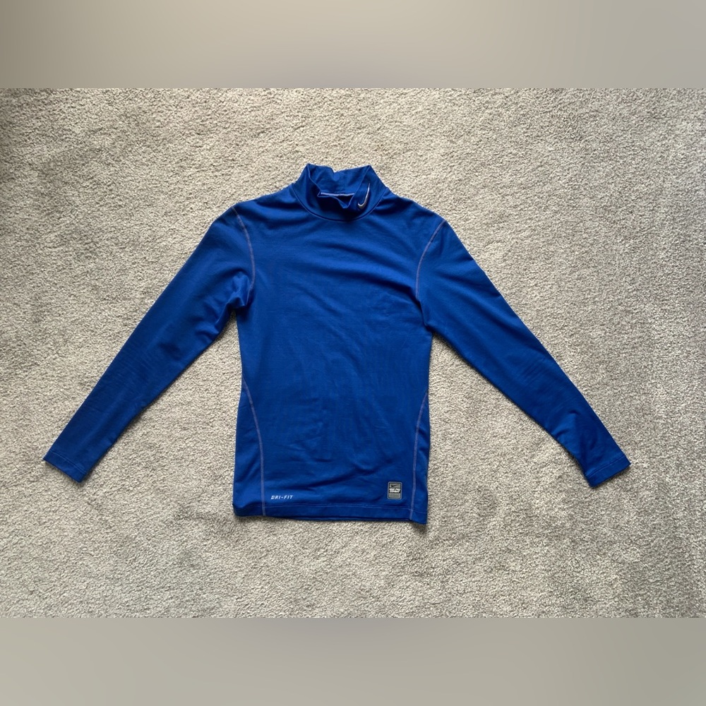 Nike Pro Combat - Base Layer - Men’s size Small bright blue
